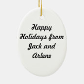 Décoration En Céramique Chien d'eau portugais (Dos)