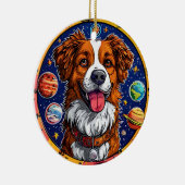 Décoration En Céramique Chien joyeux (Droite)