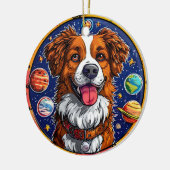 Décoration En Céramique Chien joyeux (Gauche)