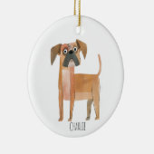 Décoration En Céramique Chien mignon (Droite)