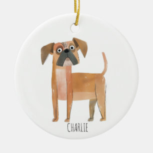 Décoration En Céramique Chien mignon