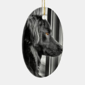 Décoration En Céramique Chien noir (Droite)