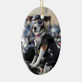 Décoration En Céramique Chien sur moto photo (Droite)