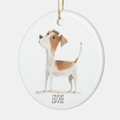Décoration En Céramique Chien Terrier (Gauche)