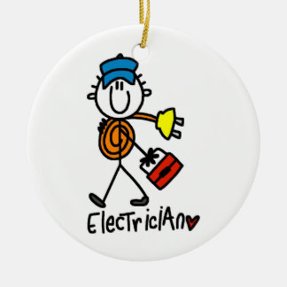 Décoration En Céramique Chiffre de bâton d'électricien