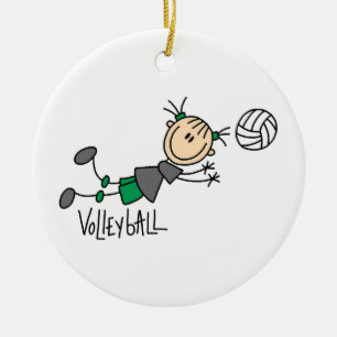 Décoration En Céramique Chiffre T-shirts et cadeaux de bâton de volleybal