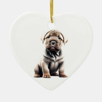 Chiot chinois personnalisé Shar-Pei