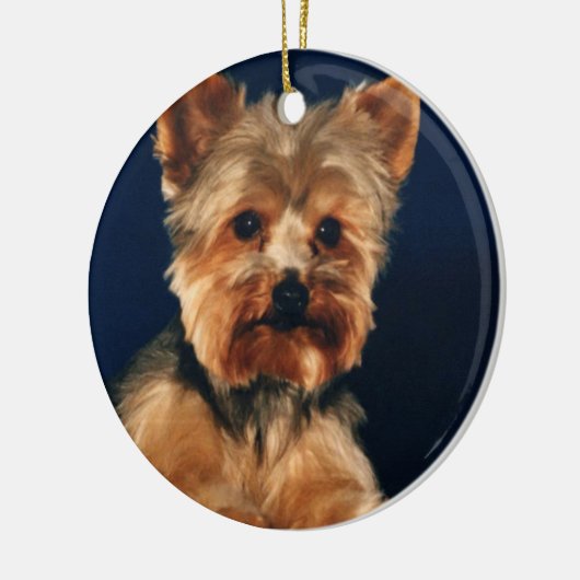 Décoration En Céramique Chiot de Yorkshire Terrier (Gauche)