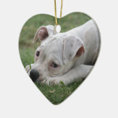 Décoration En Céramique Chiot doux de boxeur (Gauche)