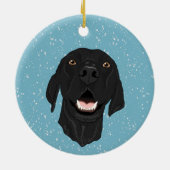 Décoration En Céramique Chiot Pointer Noir (Dos)