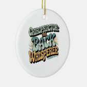 Décoration En Céramique Chiropractor Back Whisperer Gift Idea (Droite)