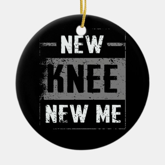 Décoration En Céramique Chirurgie de remplacement du nouveau genou après l (Devant)