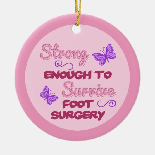 Décoration En Céramique Chirurgie des pieds (Devant)