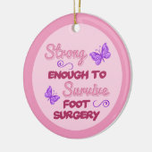 Décoration En Céramique Chirurgie des pieds (Gauche)