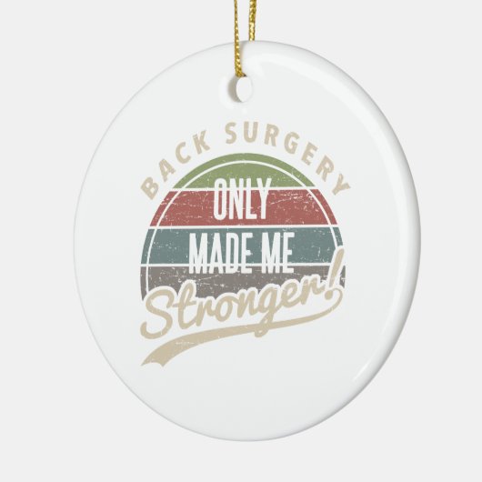 Décoration En Céramique Chirurgie du dos plus forte (Gauche)