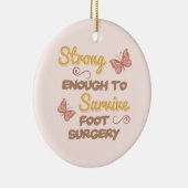 Décoration En Céramique Chirurgie du pied féminin (Droite)