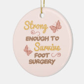 Décoration En Céramique Chirurgie du pied féminin (Gauche)