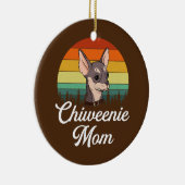 Décoration En Céramique chiweenie maman chiweenie (Droite)