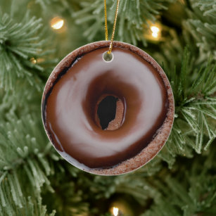 Décoration En Céramique Chocolat givré Donut personnalisé