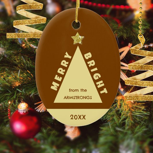 Décoration En Céramique Chocolate Family Photo Minimalist Keepsake