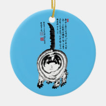 Chonky rayé japonais Tabby Chat