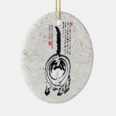 Décoration En Céramique Chonky rayé japonais Tabby Chat (Droite)