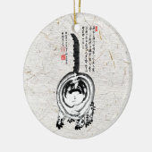 Décoration En Céramique Chonky rayé japonais Tabby Chat (Gauche)