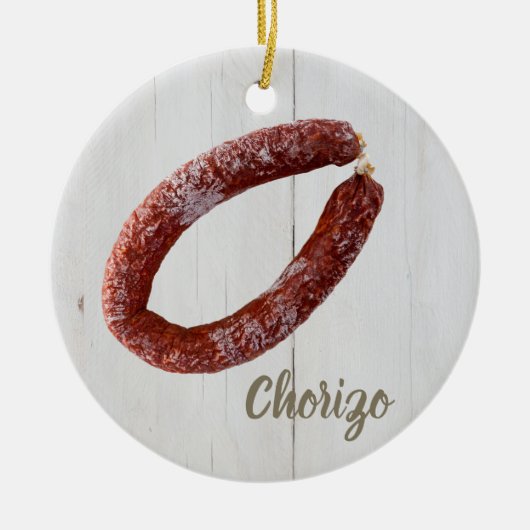 Décoration En Céramique Chorizo Saucisson (Devant)