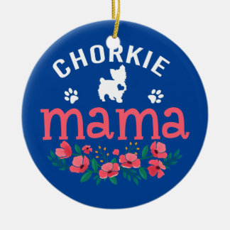 Décoration En Céramique Chorkie Mama Cadeaux femmes Chorkie Amoureux de le