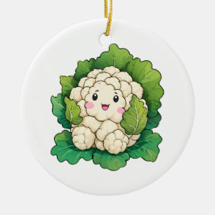 Décoration En Céramique Chou-fleur Kawaii