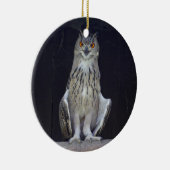 Décoration En Céramique Chouette à grande corne (Droite)