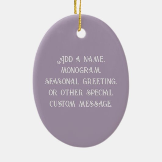 Décoration En Céramique Chouette Oracle Pastel Purple (Dos)