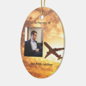 Décoration En Céramique Christian Celebration Life Keepsaké avion pilote (Gauche)