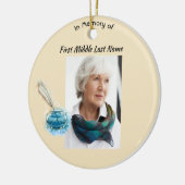 Décoration En Céramique Christian Memorial Keepsake Feather Pen  (Gauche)