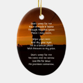 Décoration En Céramique Christian Memorial Keepsaké Golfing Golf Golf (Dos)