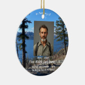 Décoration En Céramique Christian Memorial Keepsake Lake Forest Trees (Droite)