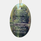 Décoration En Céramique Christian Memorial Keepsaké Lake Pond Park Canards (Gauche)