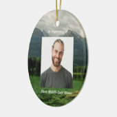 Décoration En Céramique Christian Memorial Keepsake Mountain Lake (Gauche)