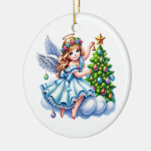 Décoration En Céramique Christmas Angel (Gauche)