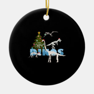 Décoration En Céramique Christmas Dinosaur Skeleton Shirt for Kids Toddler
