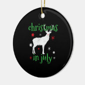 Décoration En Céramique Christmas in July Deer Hunting (Gauche)