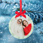 Décoration En Céramique Christmas mignon photo vert Whimsun Fun