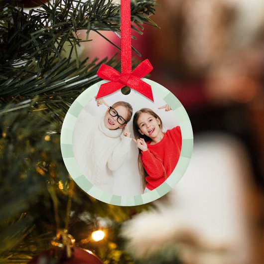 Décoration En Céramique Christmas mignon photo vert Whimsun Fun