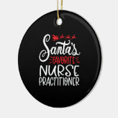 Décoration En Céramique Christmas nurse practitioner (Gauche)