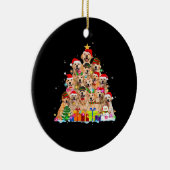 Décoration En Céramique Christmas Pajama Golden Retriever Tree Xmas Gift D (Droite)