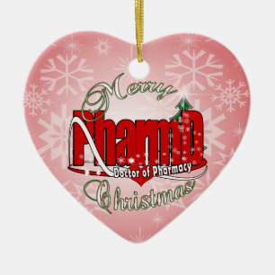 Décoration En Céramique CHRISTMAS PharmD Doctor of Pharmacy
