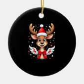 Décoration En Céramique christmas Reindeer (3) (Devant)