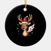 Décoration En Céramique christmas Reindeer (5) (Devant)