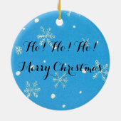 Décoration En Céramique Christmas Santa & Polar Bear Tree Ornament (Dos)