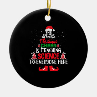 Décoration En Céramique Christmas Science Teachers , Funny Teachers
